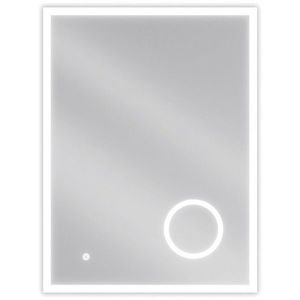 MEXEN Kala zrcadlo s osvětlením s kosmetickým zrcátkem 60 x 80 cm, LED 600 9820-060-080-611-00 obraz