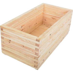 Dřevěný truhlík 100 cm Maxi – Rojaplast obraz