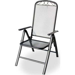 Černá kovová zahradní židle – Rojaplast obraz