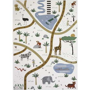 Krémový dětský koberec 123x180 cm Little Savannah – Nattiot obraz