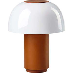 Oranžová hliníková LED stmívatelná stolní lampa (výška 22 cm) Harvest – Zone obraz