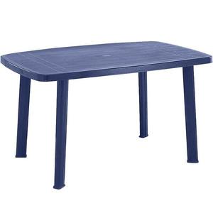 Plastový stůl FARO, modrý obraz
