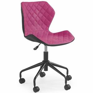 Otáčecí Židle Matrix černá/růžová obraz