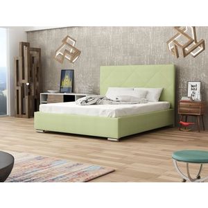 Čalouněná postel DANGELO 5 180x200 cm, zelená látka obraz