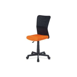 Dětská kancelářská židle TRUSKA, oranžová / černá obraz