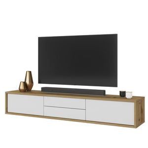 Televizní stolek CELESTIN II, dub artisan/bílá obraz