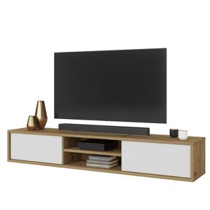 Televizní stolek CELESTIN III, dub artisan/bílá obraz