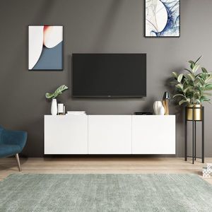 TV stolek DESTON, bílá obraz