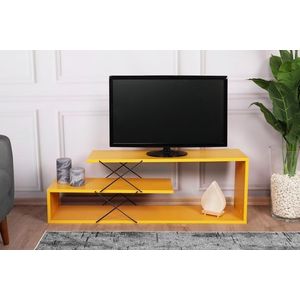 TV stolek DOBROMIL, žlutá obraz