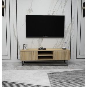 Televizní stolek ARMANDO 140 cm, dub/černá obraz
