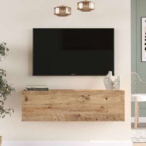 TV stolek ASTRA s výklopem, atlantská borovice obraz