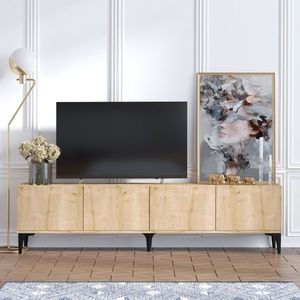TV stolek CABOTO, dub safírový obraz