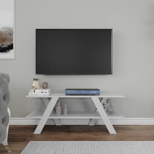 TV stolek AGRIAS, bílá obraz