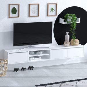 TV stolek ADONIA, bílá obraz
