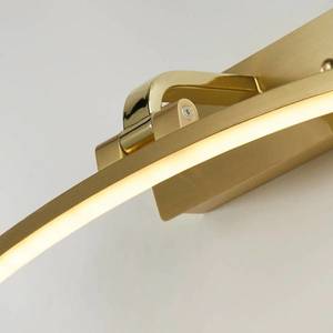 Searchlight Nástěnné svítidlo LED Santorini, šířka 40 cm, mosaz, výklopné obraz