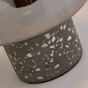 Searchlight X Stolní lampa Vessel, šedá / kouřově šedá, beton, sklo obraz
