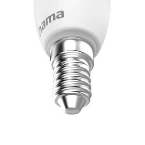 Hama Hama Smart LED čirá E14 C35 svíčka WLAN Matter 4, 9 W RGBW obraz