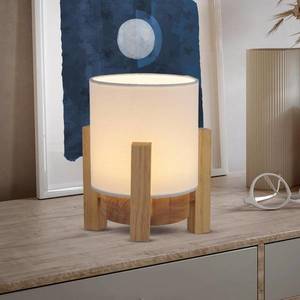 Näve Stolní lampa LED Madita, výška 19 cm, přírodní/bílá obraz