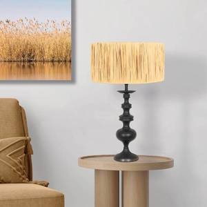Steinhauer Stolní lampa Lyons 3750ZW, přírodní proutí obraz