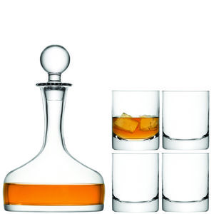 LSA dárkový set Whisky, 4 sklenice (250ml), karafa (1, 6l), čiré obraz