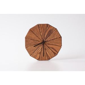 Dřevěné hodiny Triangle - Kohoutek Old Wood obraz