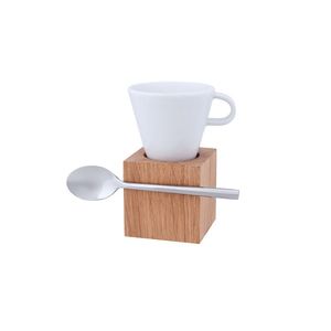 Cube Espresso White - Clap Design obraz