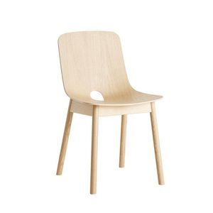 Jídelní židle "Mono", 2 varianty - Woud Varianta: dub, bílá barva obraz
