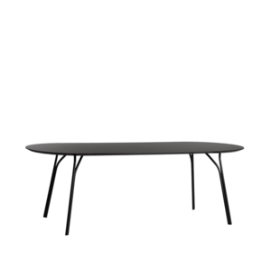 Jídelní stůl "Tree", 220 cm, 3 varianty - Woud Varianta: černá, černé nohy obraz