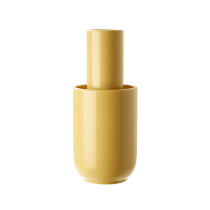 Keramická váza "Amel", střední, 3 varianty - Woud Varianta: hořčicově žlutá obraz