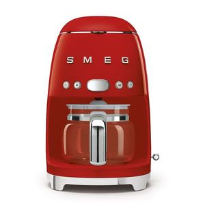 50's Retro Style kávovar na filtrovanou kávu 1, 4l 10 cup červený - SMEG obraz
