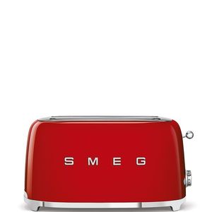 50's Retro Style toustovač P2x2 červený 1500W - SMEG obraz