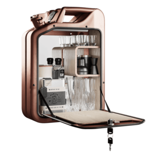 Minibar / kanistr - Bar Cabinet, Copper, 6 variant - Danish Fuel Varianta: Oak obraz