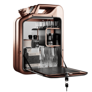 Minibar / kanistr - Bar Cabinet, Copper, 6 variant - Danish Fuel Varianta: Smoked Oak obraz
