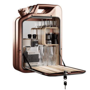 Minibar / kanistr - Bar Cabinet, Copper, 6 variant - Danish Fuel Varianta: Red Gum obraz