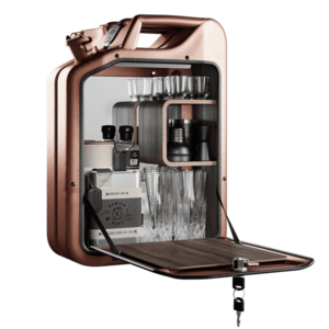 Minibar / kanistr - Bar Cabinet, Copper, 6 variant - Danish Fuel Varianta: Walnut obraz