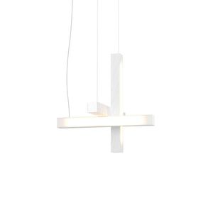 Závěsné světlo LED40 tvar kříž, více variant - TUNTO Model: dub, bíle mořený obraz