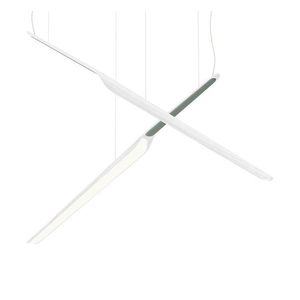 Závěsné světlo Swan Wing 1130 mm, stmívatelné, více variant - TUNTO Model: dub, bíle mořený, Kryt: lisovaná překližka, zelená barva obraz