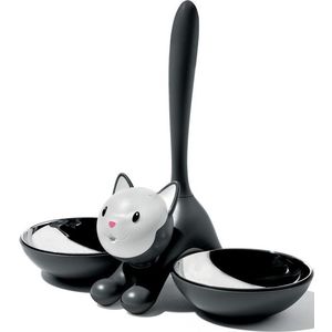 Kočičí miska "TIGRITO", černá - Alessi obraz