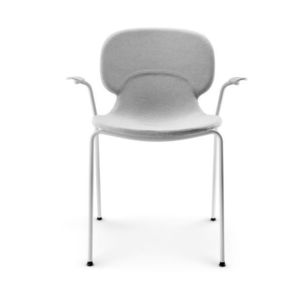 Židle Combo s opěradly, polstrovaná, bílý rám - Eva Solo obraz