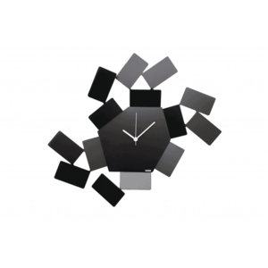 Nástěnné hodiny Stanza Scirocco, černé, prům. 46 cm - Alessi obraz