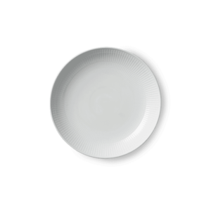 Moderní talíř White Fluted, 25 cm - Royal Copenhagen obraz