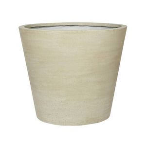 Květináč Bucket, barva béžová, více velikostí - PotteryPots Velikost: L - v. 50 cm, ⌀ 58 cm obraz