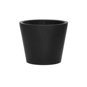 Květináč Bucket, barva černá, více velikostí - PotteryPots Velikost: L - v. 60 cm, ⌀ 68 cm obraz