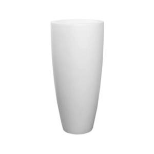 Květináč Dax, barva matná bílá, více velikostí - PotteryPots Velikost: L - v. 80 cm, ⌀ 37 cm obraz