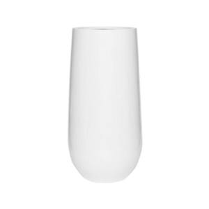 Květináč Nax, barva lesklá bílá, více velikostí - PotteryPots Velikost: M - v. 70 cm, ⌀ 35 cm obraz