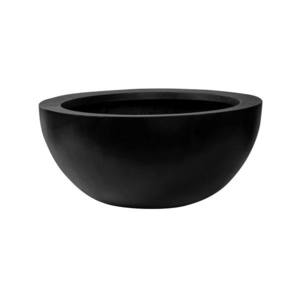 Květináč Vic Bowl, barva černá, více velikostí - PotteryPots Velikost: S - v. 18 cm, ⌀ 38.5 cm obraz