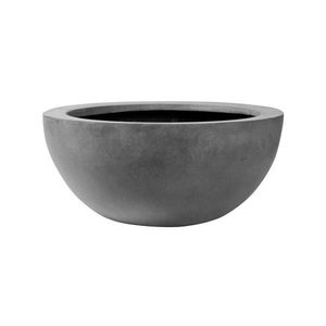 Květináč Vic Bowl, barva šedá, více velikostí - PotteryPots Velikost: S - v. 18 cm, ⌀ 38.5 cm obraz