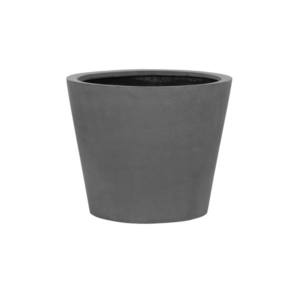 Květináč Bucket, barva šedá, více velikostí - PotteryPots Velikost: M - v. 50 cm, ⌀ 58 cm obraz