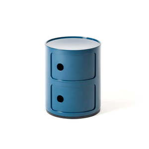 Stolek s úložným prostorem Componibili 4966, 2 úložné díly, více barev - Kartell Barva: modrá obraz