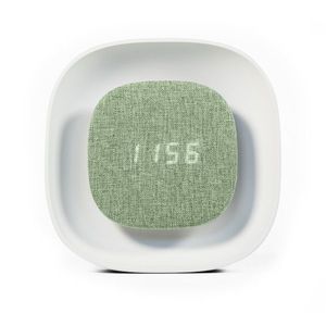 Bezdrátové LED dobíjecí hodiny s budíkem, zelené - WD Lifestyle obraz